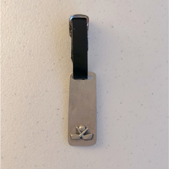 Vintage Pewter Golf Bag Charm Made In Canada - Picture 2 of 2